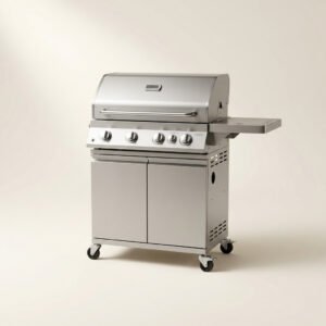 4-Burner Gas Grill + Side Burner