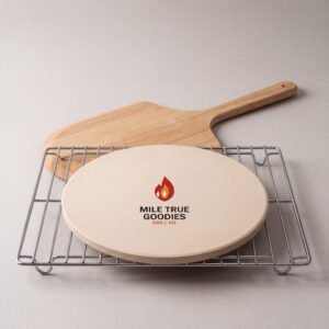 Ceramic Grill Pizza Stone Set