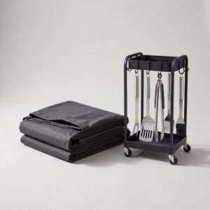 Heavy Grill Cover & Tool Caddy Set